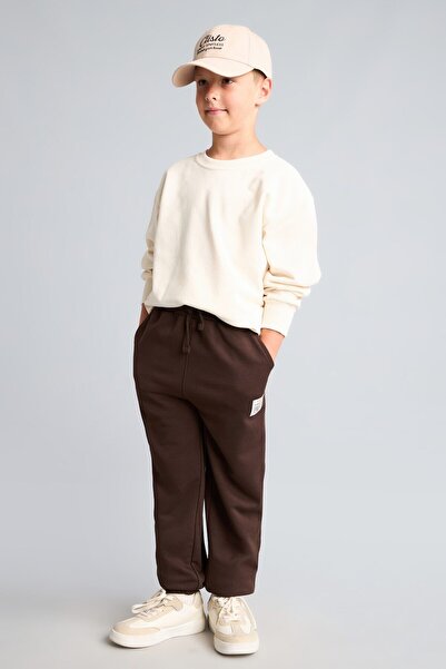 DeFacto Elastic Waist Arma Detailed Sweatpants for Boys H6814A826Au