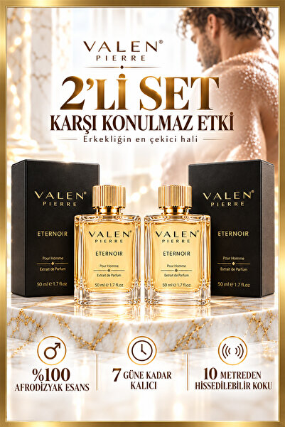Valen pierre 2 Adet Eternoir Erkek Afrodızyak Parfüm – Çekici ve Kalıcı İmza ...