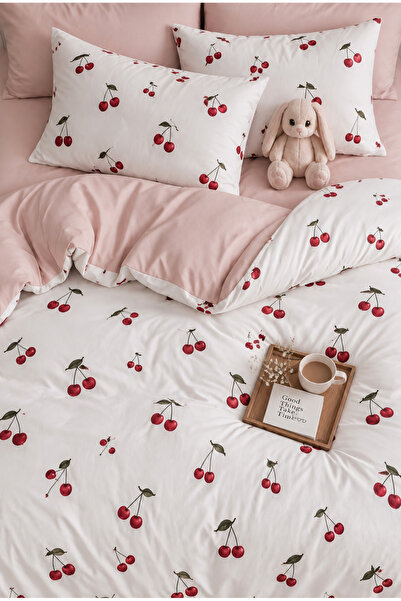 Sheri Home Tekstil YENİ Lastikli Çarşaflı Tek Kişilik Nevresim Takımı SWEETHE...