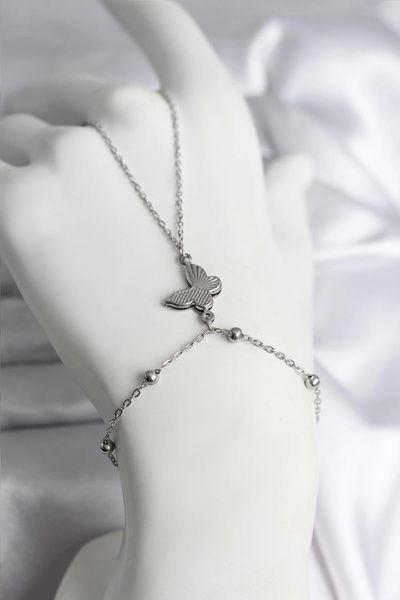 Lovesta Home 316L Steel Silver Color Model Women's Şahmeran Tj-Sn739