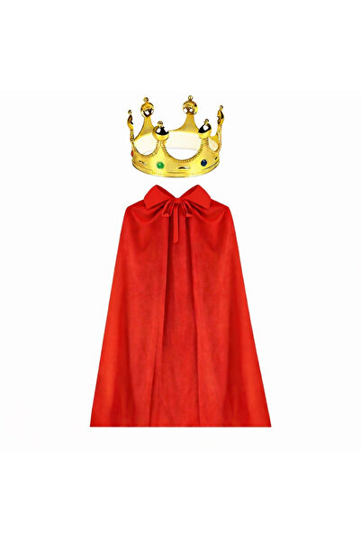 Lovesta Home 90 cm King's Cape and Golden King's Crown Set