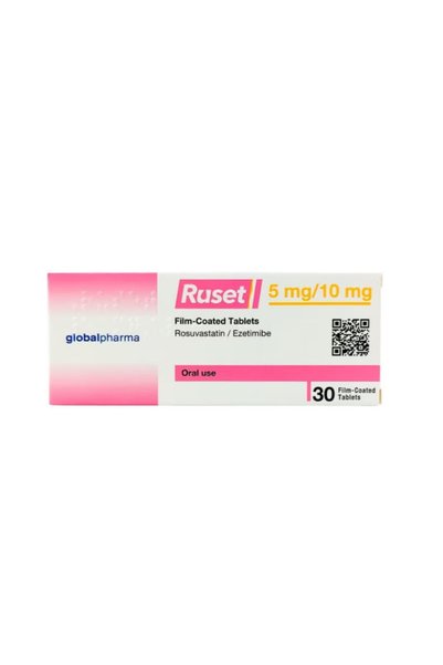 globalpharma Ruset 5MG/10MG Film Coated Tab 30s