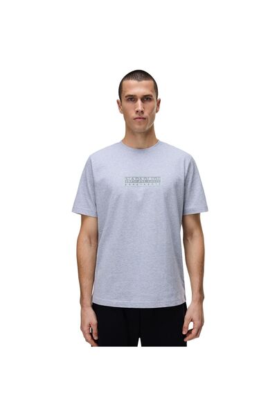 Napapijri S-BOX LOGO SS NP0A4IFL795-795 Γκρι