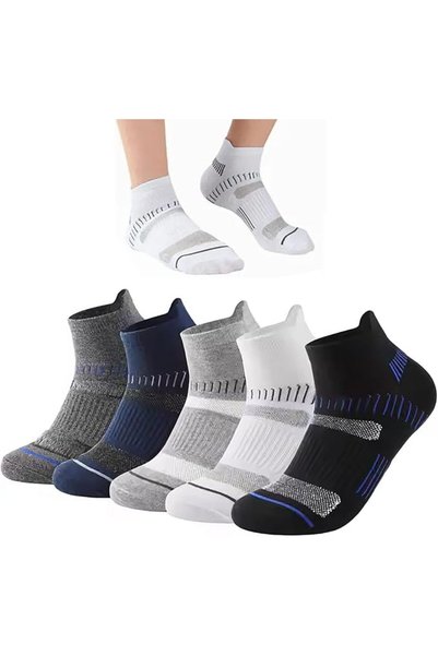 GoodTool Men's Athletic Socks, Moisture Wicking, Cushioning and Breathable So...