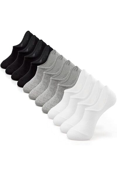 TRASSLE 6 Pairs No Show Socks Men Low Cut Ankle Short Socks for Men Casual At...