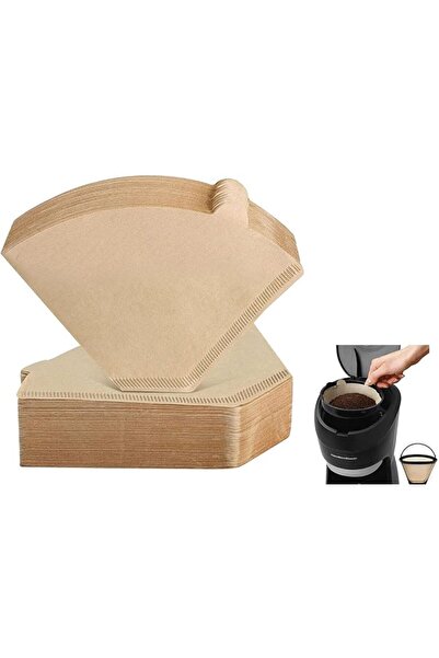 ECVV 100 Count Disposable Coffee Paper Filters 2-4 cups, Size #2 Coffee Filte...
