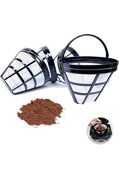 bolivia's 2 Pack Reusable Coffee Filters, Permanent Nylon Cone Filters for Mo...