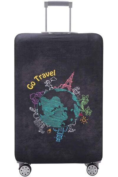 KASTWAVE Luggage Cover, Water-Washable Suitcase Cover, Suitcase Protector Ant...