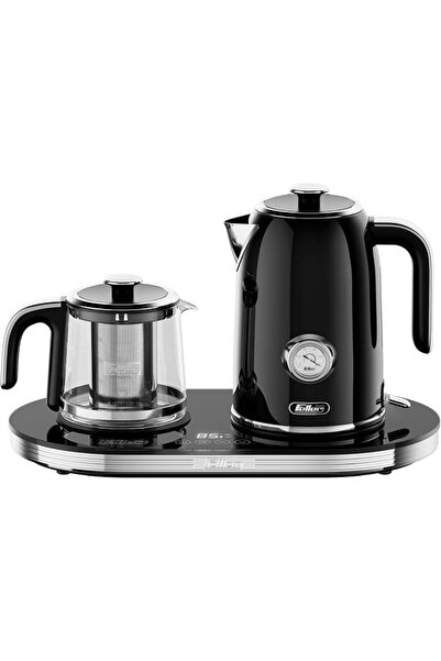 Feller mainz Feller Germany 2200 W 2-in-1 Retro Teamaker/Coffee Maker +1.7L S...