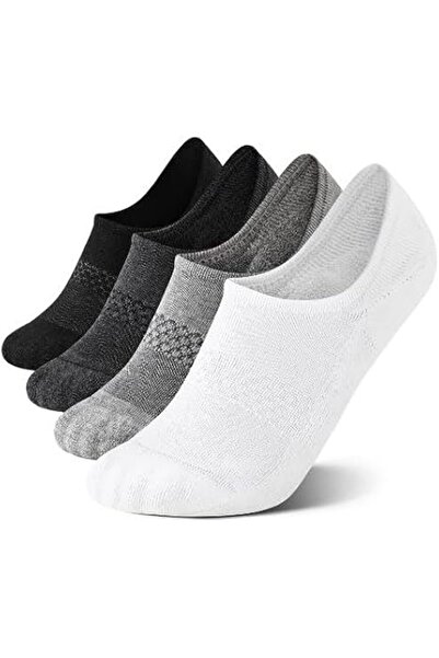 KASTWAVE 4 Pairs Unisex No Show Socks – Low Cut Invisible Design for Women & ...