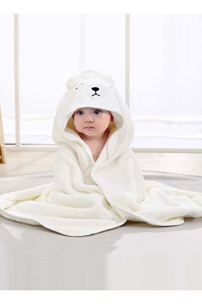 Arabest White Hooded Baby Bath Towel for Newborns and Toddlers,Soft and Absor...
