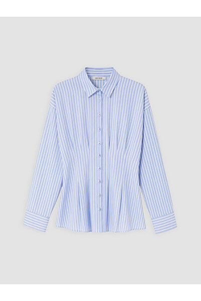 LC Waikiki I Striped Pleated Women's Shirt from Freezen Store