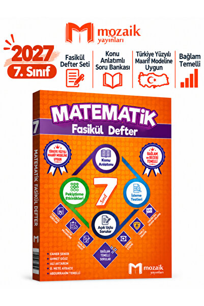 Mozaik Yayınları 2027 7.Sınıf MATEMATİK %100 Maarif Modele Uygun Bağlam Temel...