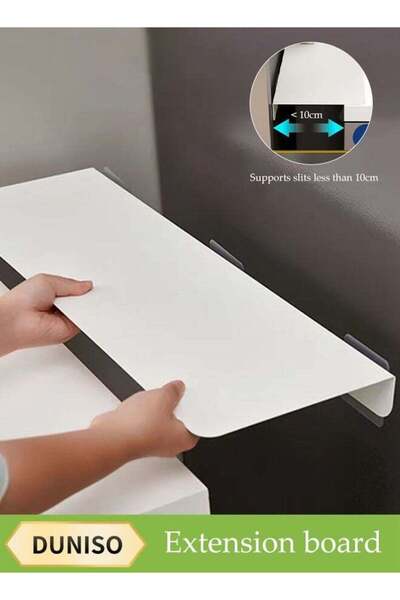 DUNISO Countertop Extension Board, Metal Kitchen Refrigerator Gap Partition, ...