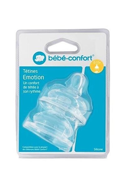 BebeConfort Bebe Emotion Silicone Teats 0-12Months