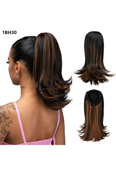 Generic Brand Ponytail Extension,24 Inch Long Wavy Curly Hair Braid Pony Tail...