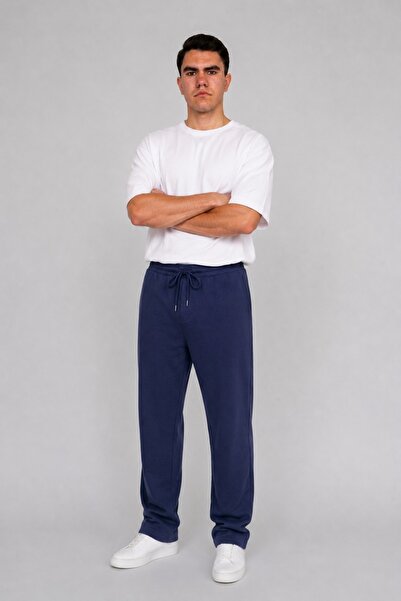 TUKSAR Unisex Oversize Tube-Leg Long Sweatpants