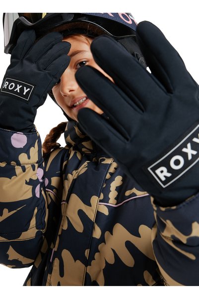 Quiksilver Siyah Kız Çocuk Kar Eldiveni ERGHN03047-FRESHFIELD GIRL GLOVES