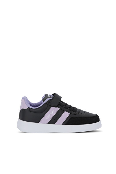 Slazenger Crash I Girls' Velcro Black / Purple Casual Sneakers