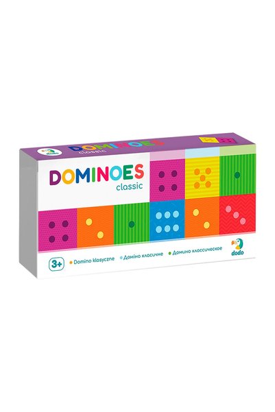 dodotoys Domino clasic, 28 piese