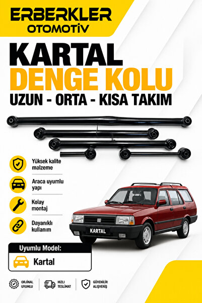 ERBERKLER Kartal Denge Kolu Uzun Orta Kısa Takım Tofaş Arka Denge Kolu Kartal...