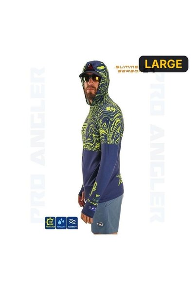 Fujin Pro Angler S24 Hooded Izohips Green L - Çok Renkli