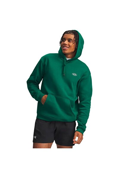 Under Armour RIVAL FLC HOODIE 6013448-312 Πεύκο