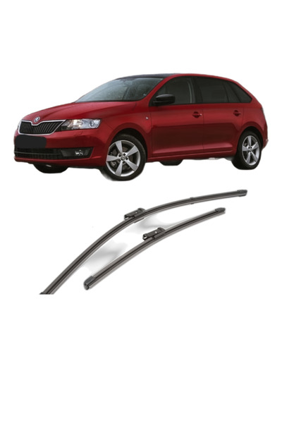 VALEO Set of car wipers SKODA RAPID Spaceback (NH1) 2012-2019, for windshield...