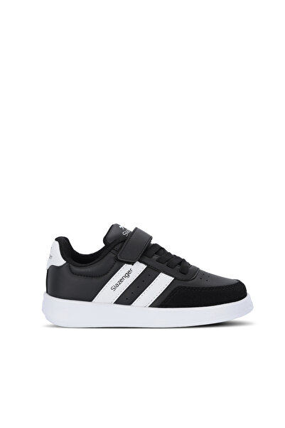 Slazenger Crash I Unisex Kids' Velcro Black / White Casual Sports Shoes