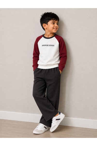 Victor and Jane Boys’ Graphic Sweatshirt and Jogger Set