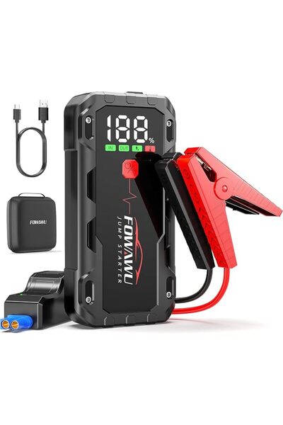 FOWAWU Car Jump Starter Battery Pack, 7000A Peak Current Battery Booster