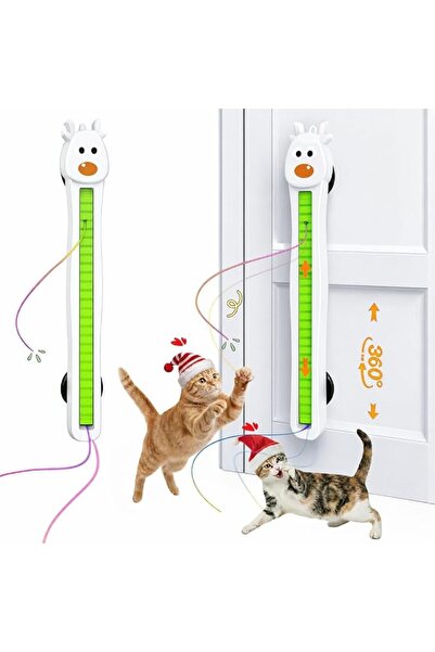 TERRIFI Interactive Cat Toy : Door-Mounted Automatic Moving Enrichment Cat To...