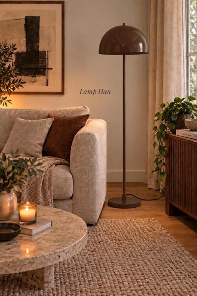 LAMP HAN Design MUSHROOM Series Mantar Başlıklı Lambader Zemin Lambası