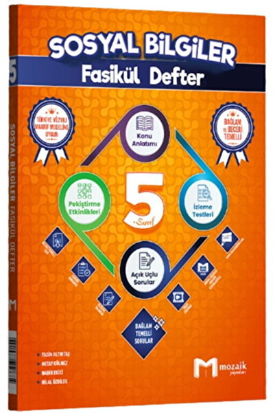 Mozaik Yayınları 5. Sınıf Sosyal Bilgiler Fasikül Defter 2027