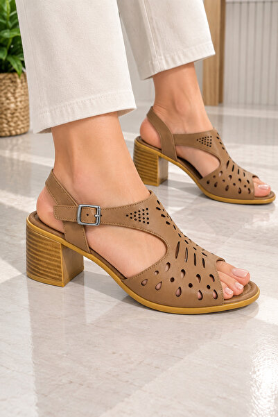 Maiss Shoes 1923 صندل نسائي بكعب ليزر 6 سم - إنتاج محلي