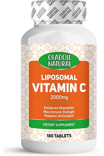 Oladole Natural فيتامين سي الليبوزومي 2000 ملغ - 180 قرص