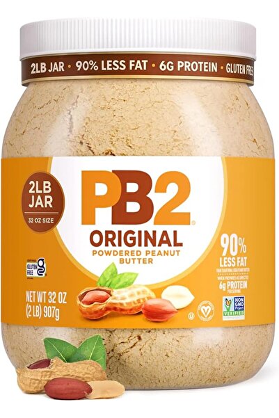 PB2 Original Powdered Peanut Butter - [32 Ounce Jar] 6g of Protein, 90% Less ...