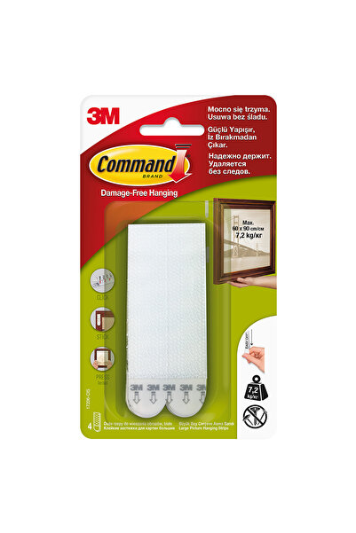 COMMAND 17206-4PK Büyük Boy Çerçeve Asma Bantları