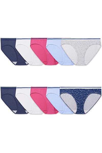 Fruit of the loom ملابس داخلية نسائية من القطن الناعم، بدون علامات وقابلة للت...