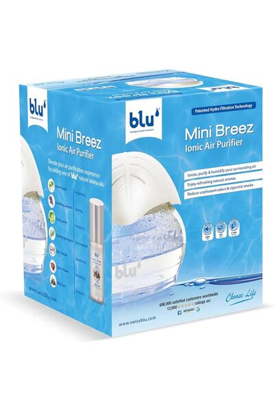 Blu Intelligent Health Solutions blu Mini Breez Ionic Air Purifier- Removes A...