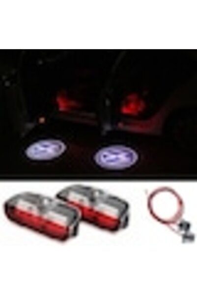 Xentech Light Set de 2 lumini LED cu logo pentru ușă Volkswagen plus cablaj pentru ușă
