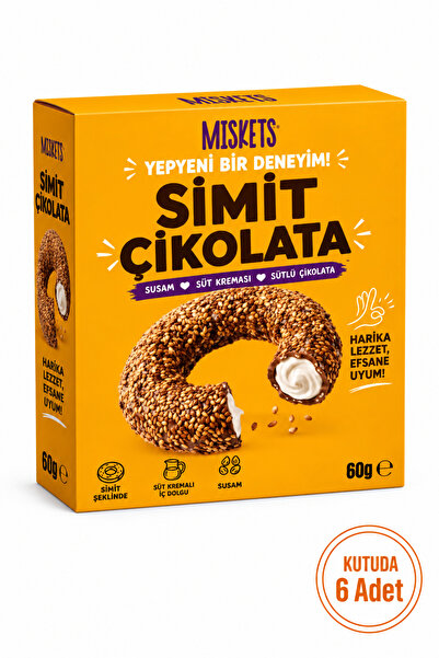 Miskets Simit Çikolata 60 gr x 6 Adet