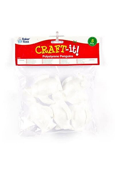 Baker Ross Polystyrene Penguins -pack Of 5
