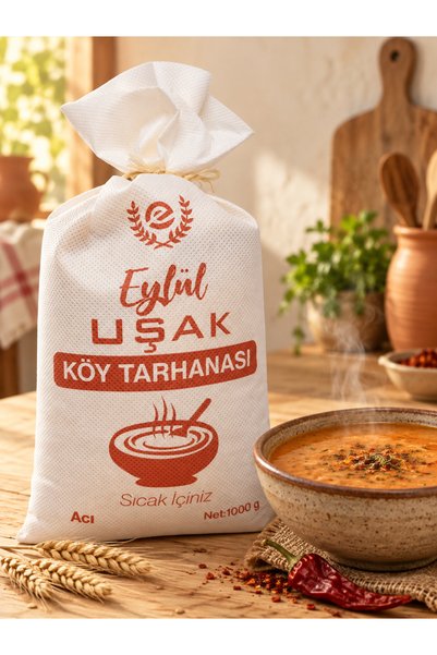 Uşak Eylül Acı Köy Tarhanası El Yapımı 1000 g
