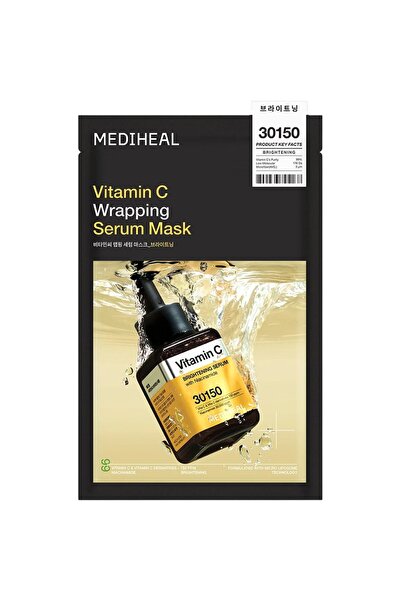 Mediheal Vitamin C Wrapping Serum Mask Brightening Masca de fata 25 ml