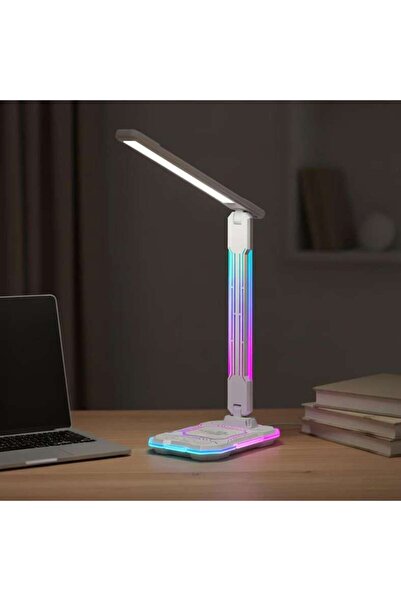 PAN HOME Mugen Multi Function Gaming Desk Lamp With Rgb Light & 10w Wireless ...
