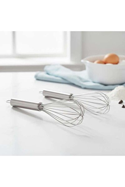PAN HOME Essentials 2-piece Whisk Set -chrome