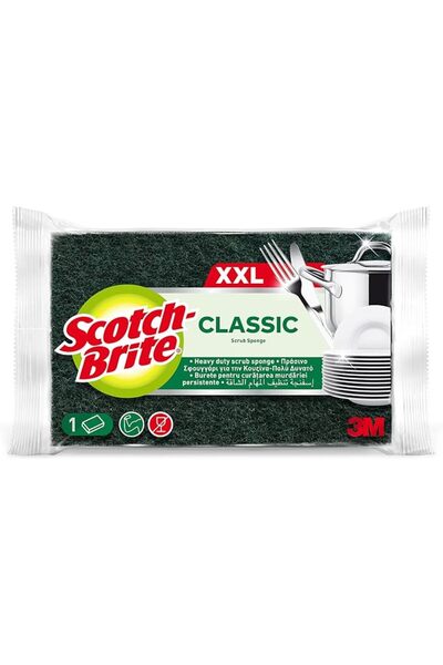 Scotch Brite Scotch-Brite Heavy Duty Classic Flat Laminate XXL Scrub Sponge, ...