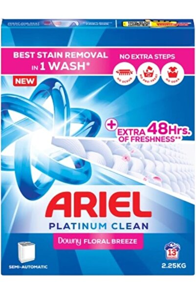 Ariela Sebis Ariel Platinum Clean Semi-Automatic Floral Breeze, 2.25 Kg, Laun...
