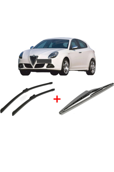 Bosch Σετ 3 υαλοκαθαριστήρων ALFA ROMEO GIULIETTA (940_) 2010 - 2020, για μπρ...
